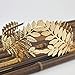 Jakawin Bride Wedding Headband Gold Leaf Headpiece Bridal Hair Crown for Women and Girls HB002