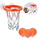 ALLCELE Kids Bath Basketball Hoop & Balls Playset for Preschool Boys & Girls | Bathtub Shooting Game for Kids & Toddlers | Suctions Cups That Stick to Any Flat Surface + 3 Balls Included