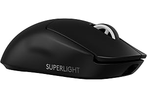 Mouse Gamer Sem Fio Logitech G PRO X SUPERLIGHT 2 com Tecnologia LIGHTSPEED, Ultraleve, Switch LIGHTFORCE, Sensor HERO 2 com 44K DPI, 5 botões programáveis e Bateria Recarregável - Preto