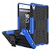 SONY Xperia XA Ultra Case, Nicelin Hard PC Material Cover and Silicone Inner Holder 2 in 1 Stand Case for SONY Xperia XA Ultra - [NOT FOR Xperia XA / Xperia X ] (Blue)