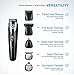 Trimmer for Men. Hair, Beard and Facial Hair Trimmer, Mens Face and Body Shaver and Groomer, Cordless and Electric Clippers Kit for Men, Moustache and Sideburn Grooming Kit by Vincent Verne