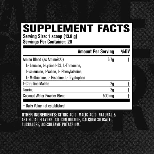 EAA Surge Essential Amino Acids Powder EAAS & BCAA Intra Workout