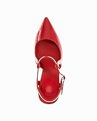 Coutgo Womens High Heels Pointed Toe Ankle Strap