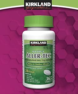 Image of Kirkland Signature Aller-Tec Cetirizine Hydrochloride Tablets, 10 mg, 365 Count