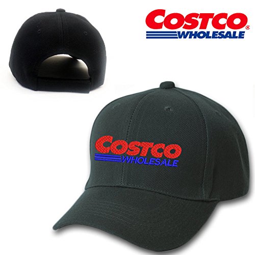 *COSTCO* Wholesale mart Black Embroidery Adjustable Baseball cap Souvenier Gift Unique Hat