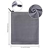 Blulu 4 Pieces Neck Warmer Ear Warmer Fleece Neck Gaiter Windproof Skiing Hiking Cycling Warmer for Adults and Kids