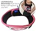 Steel Sweat Weight Lifting Belt for Women - 6 inch Flexible Lightweight Contoured Belt - Best for Gym, Exercise, Workout, Training, Weightlifting Columba Pink XS