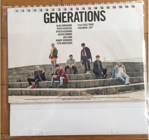 Amazon 公式 17 卓上カレンダー Generations From Exile Tribe アイドル 芸能人グッズ 通販