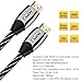 HDMI Cable Kinps 6.0ft HDMI Cord, Ultra High Speed 18Gbps, HDMI Cable 2.0 Support Video 4K UHD 2160P, HD 1080P, 3D, Ethernet, Audio Return, Fire TV, Apple TV, Xbox One, PlayStation PS4 PS3, PC, TV Box