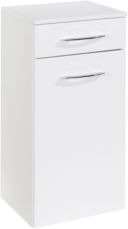 Unterschrank Extra Breit 40cm Flora Hochgl Weiss Weiss Amazon De Kuche Haushalt