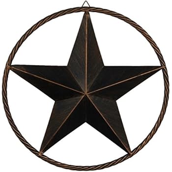 EBEI Barn Metal Star Wall Decor 17