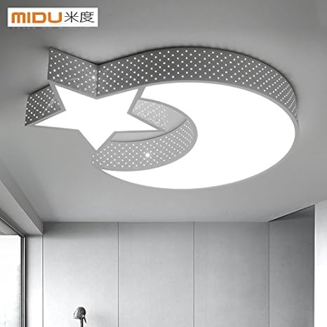 Bgmdjcf Star Moon Led Ceiling Light Romantic Room Remote