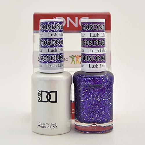 DND *Duo Gel* (Gel & Matching Polish) Glitter Set 405 - Lush Lilac Star by DND Gel