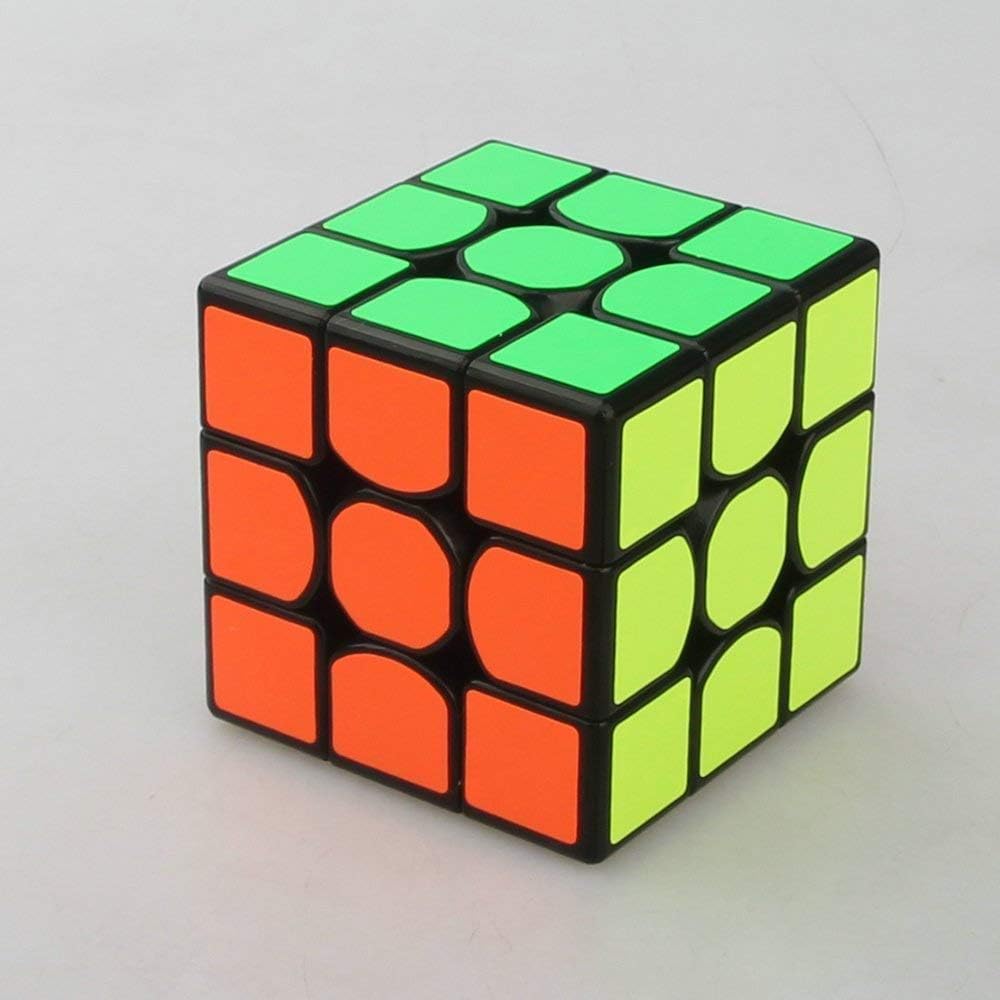 Aspire Phoenix QiYi Warrior [W] 3x3 Sail Black Stickerless Rubik's Cube Speed Cube Magic Cube - Super Smooth Cube |Magic Cube Puzzles Cube for Kids.