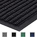 Gorilla Grip Original Commercial Grade Rubber Floor Mat, 72x24, Heavy Duty, Durable Runner Doormat for Indoor and Outdoor, Waterproof, Easy Clean, Low-Profile for Entry, Patio, High Traffic, Black