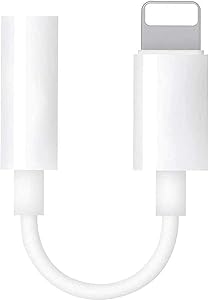 [Apple MFi Certified] Headphone Adapter for iPhone, Lightning to 3.5mm Earphone AUX Audio Stereo Jack Converter Compatible with iPhone 12/12 Pro/11/XS/XR/X 10 8 7/iPad, Support Calling & Music Control