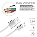 Micro USB Cable, KEOC 4Pack [10FT 6FT 3FT 3FT] Super-Durable Nylon-Braided Android Charging Cord for Galaxy S7 Edge/S7/S6/S4/S3,Note 5/4/3 (white)