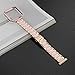 Wearlizer Compatible for with Fitbit Blaze Band Bands for Women Metal Wristband Replacement Fitbit Blaze Band with Frame Resin Bracelet Fit bit Blaze Resin Rose Gold