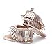 Voberry Summer Baby Boy Girls bling bling Moccasins Tassel Soft Soled Anti-slip Sneakers (6~12 Month, Gold)