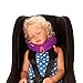 Trunki Kid’s Travel Neck Pillow with Magnetic Child’s Chin Support - Yondi Small Ollie Owl (Purple)