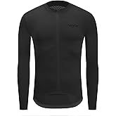 YKYWBIKE Cycling Jersey Men Long Sleeves Bike Jersey with Pockets Biking Shirts for Men Cycling Breathable MTB Biker Shirts