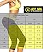 IFLOVE Women's Body Shaper Sauna Slimming Pants Hot Thermo Neoprene High Waist Fat Burning Sweat Capris Workout Shapers for Weight Loss L