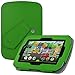 LeapPad Academy Case & Leapfrog Epic Academy Case - HOTCOOL New PU Leather with Kickstand Cover Case for LeapPad Academy & Leapfrog Epic Academy 7" Tablet, Green primary