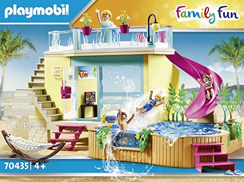 PLAYMOBIL Family Fun 70435 Bungalow mit Pool, ab 4 Jahren – Bild 4