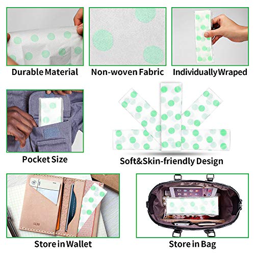 Toilet Seat Covers Disposable, Famard Extra Large Portable Potty Seat Covers for Toddlers, Soft and Waterproof Travel Potty Covers for Kids with Individually Wrapped (20 Packs)