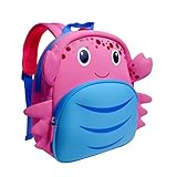 Ofun Kids Bags Toddler Backpacks [Cartoon Crab Pink] Gift For Children 2-8 years old OF027-P