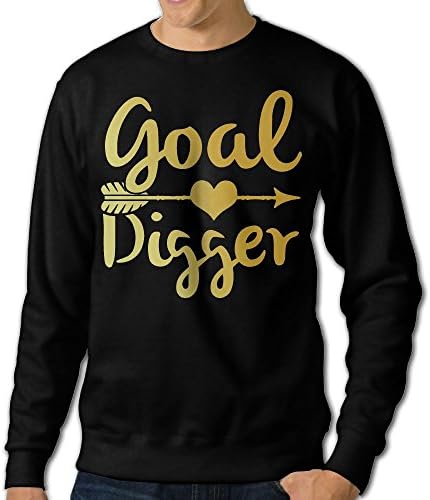Fzouny-6 Men's Goal Digger Pullover Fleece Sweatshirt Sweaters