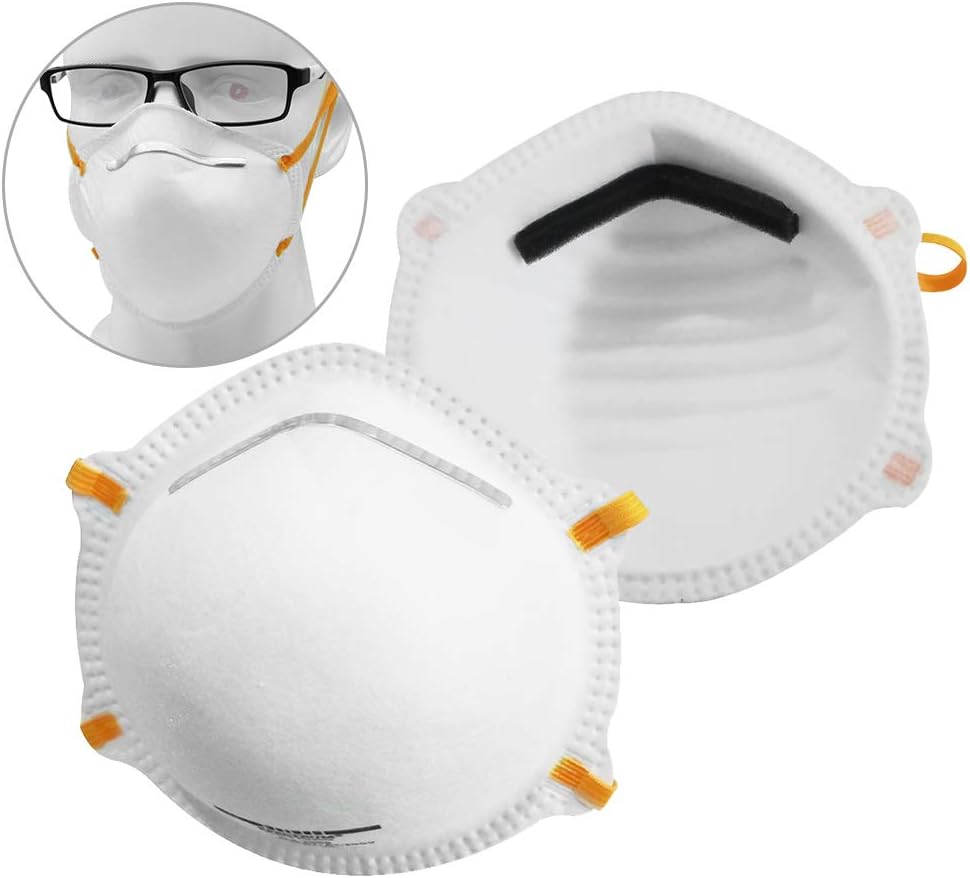 GTWCK Mask,Disposable Mask Dust Mouth Mask Anti Air Pollution Single Use Mask Air Flow Exhalation Safe Mask Safety Mask for Men Women & Kids