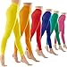STYLEGAGA Women's 80Denier Semi Opaque Solid Color Footless Pantyhose Tights
