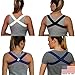 Posture Corrector Brace/Wear 15 Minutes A Day to Impove Posture Posturific Brace - Available in Colors and Sizes (Black Large)