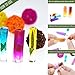 OPount 10 Styles DIY Resin Silicone Mold with 3 Styles 100 Pieces Screw Eye Pins Set for Making Jewelry Necklace Pendant Charm Tools Accessories