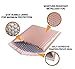 ABC Rose Gold Bubble Mailers, 9.5 x 13.5 Inches, 10 Pack. Metallic Aluminum Foil and Polyethylene Envelope. Waterproof Packaging for Jewelry