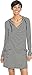Coolibar UPF 50+ Catalina Beach Cover-Up Dress - Sun Protective (Medium- Fine Black/White Stripe)