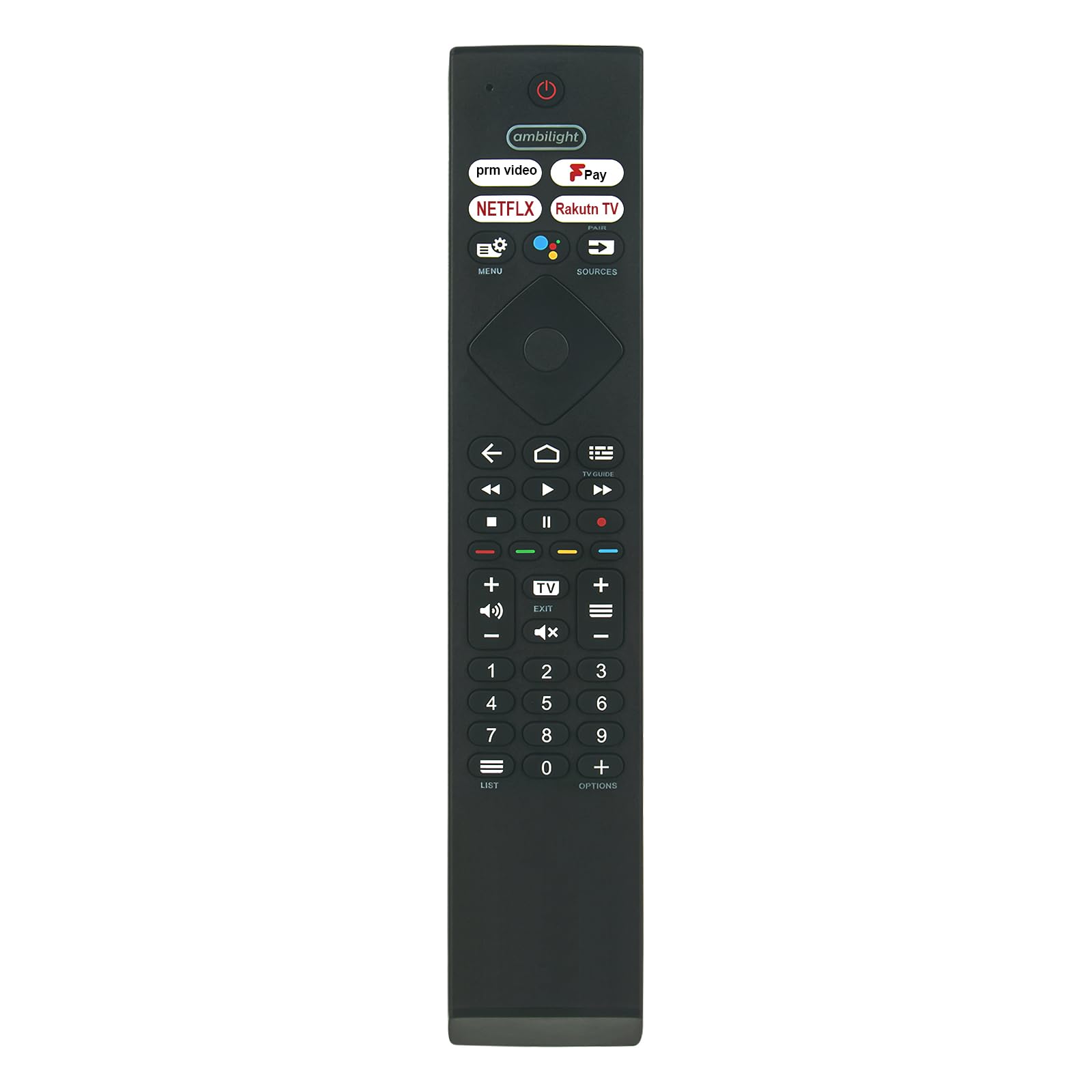 AULCMEET Replacement Remote YKF474-B013 Fit for Philips The One 4K UHD LED Android TV 8807 Series 86PUS8807/12 43PUS8807/12 50PUS8807/12 55PUS8807/12 65PUS8807/12 75PUS8807/12 43PUS8807 50PUS8807