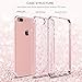 BENTOBEN Case for iPhone 8 Plus/7 Plus 5.5 Inch, Super Slim Sleek Girly Shock Proof Non Slip Protection Soft TPU PC Bumper Girls Women Phone Covers for Apple iPhone 8+/7+ Plus, Rose Gold