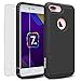 Apple iPhone 7 Plus / iPhone 6 Plus Case, INNOVAA Smart Grid Defender Armor Case W/ Free Touch Screen Stylus Pen - Black