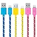 Go Beyond(TM) 10 Feet 8 Pin Fabric Braided Nylon Premium Durable iPhone 5/6 Data Sync / Charging Cable for iPhone 6/6 Plus, iPhone 5/5S/5C , iPad Mini, iPod Touch 5th Generation (Blue Nylon. Compatible with NEW iOS)