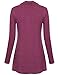 Laksmi Women's Cowl Neck Long Sleeve Loose Fit Casual Tunic Top