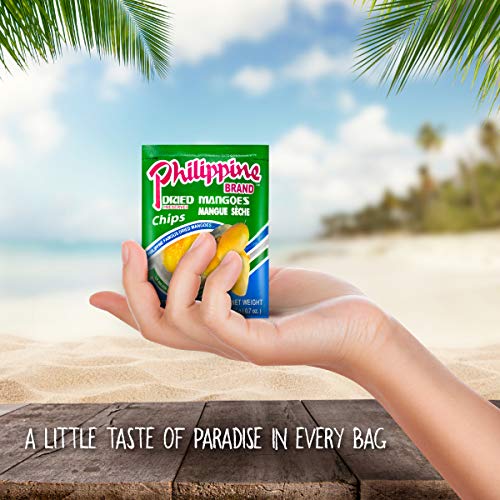 Philippine Brand Dried Mangoes Fruit Snacks {12 PACK} All Naturally Gluten Free, Vegan, Hand