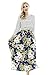 Bearsland Women's Long Sleeve Maternity Dress Floral Nursing Breastfeeding Dress with Pockets