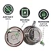 CVault 2 Liter Storage Container Stainless Steel Humidity Container