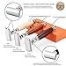 MANION Classic 3-piece Shaving Razor Natural Mahogany Wooden Handle Safety Razor Double Edge Safety Razor