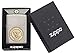 Zippo US Navy Emblem Brushed Chrome Pocket Lighter