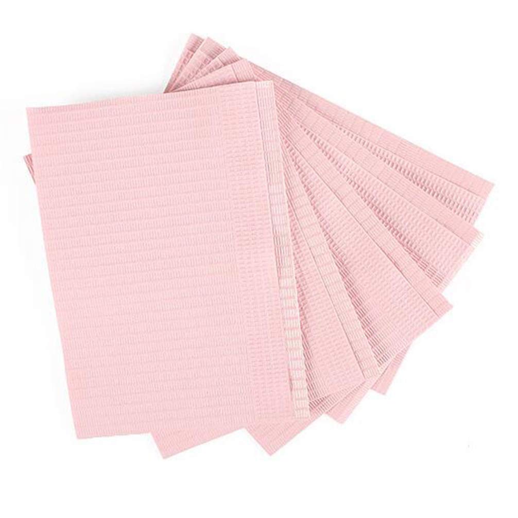 FRCOLOR 125Pcs Nail Art Table Pad, Disposable Manicure Clean Mat Foldable Nail Salon Desk Accessories for Home Store