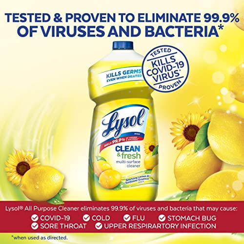 Lysol MultiSurface Cleaner, Sanitizing and Disinfecting Pour, to Clean