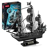 CubicFun 3D Puzzles for Adults Black Pirate Ship